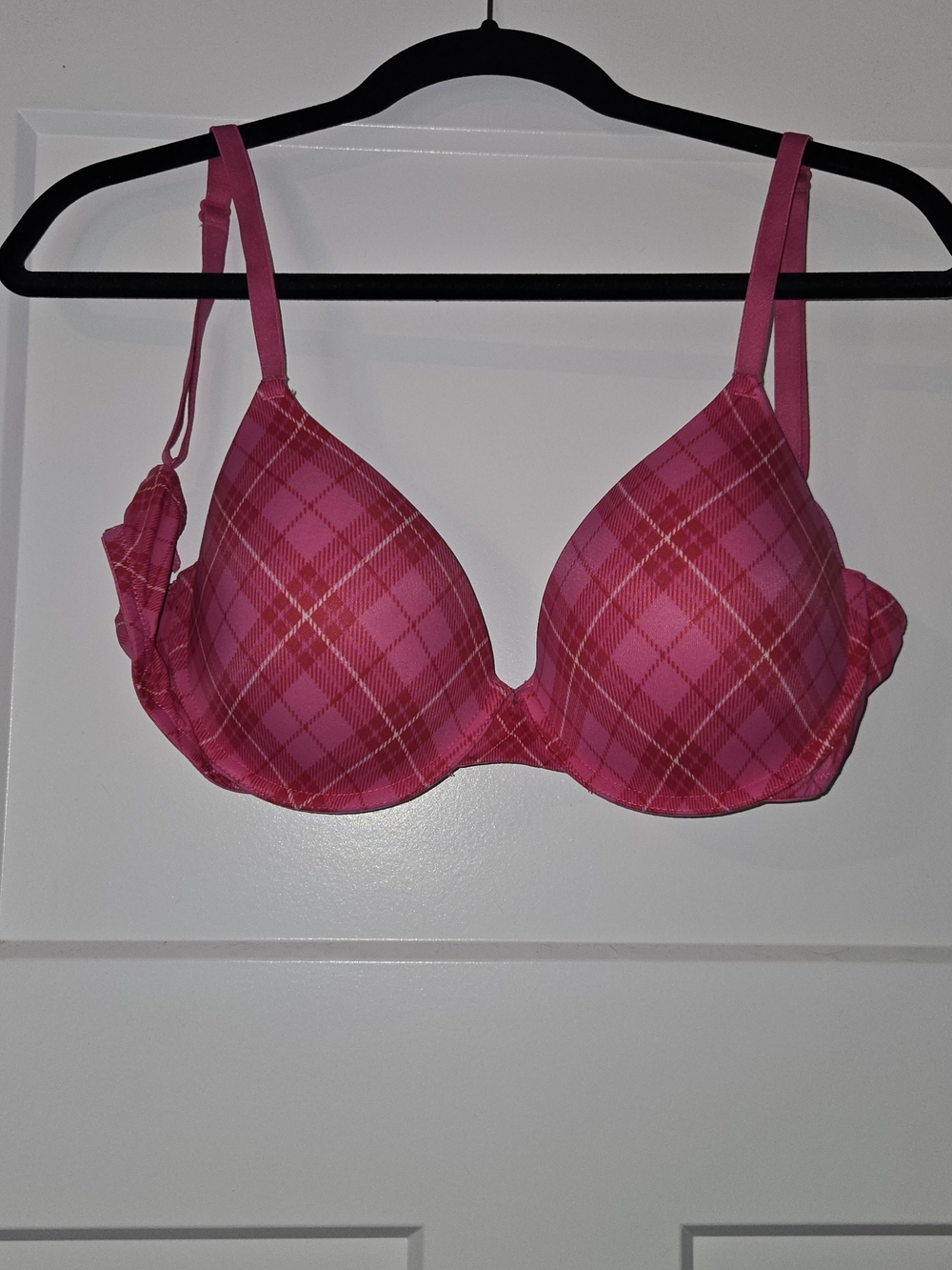 Victoria's Secret Pink Plaid Push-Up Bra